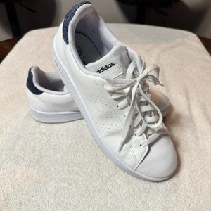 Men's White adidas Advantage Men's Sneaker - Size 12